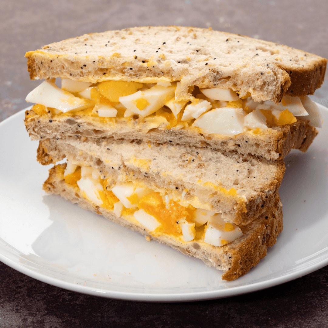 Egg and Mustard Sandwich